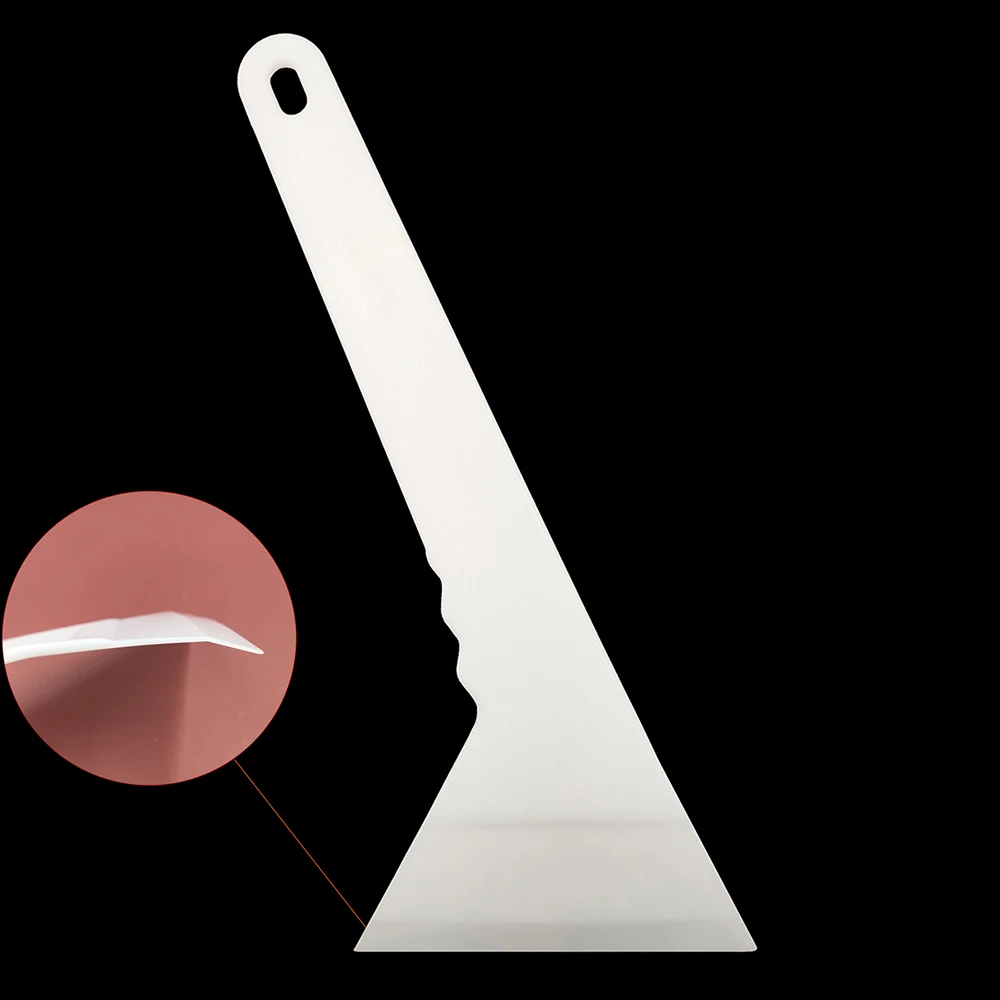 

Скребок B44 для автомобиля, белый длинный скребок с закругленными краями для виниловой пленки, Тонировка окон, инструменты для упаковки автомобиля