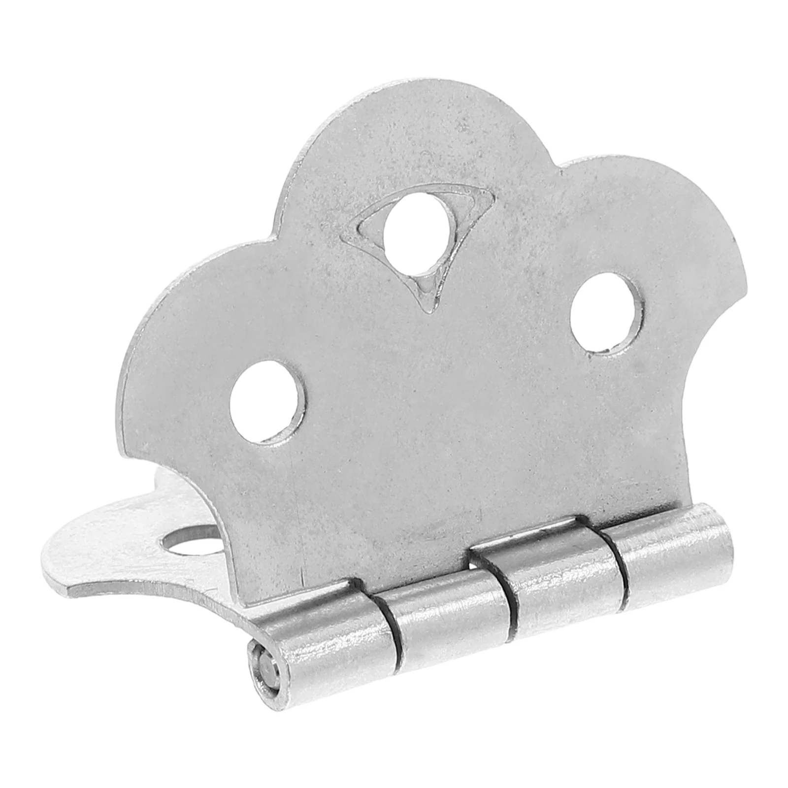 

1 Set Guitar Tailpiece For 3-String Cigar Box Guitar Metal Hinge Tailpiece Screws Silver Durable Accessory Instrument Part