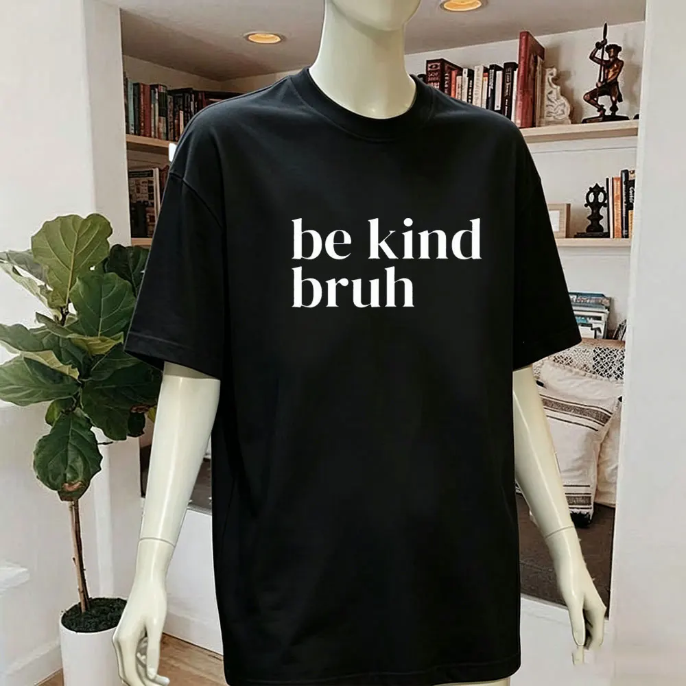 T-shirt Be Kind Bruh Harmony Day - 21 mars Orange Harmony Day Tops Men Everyone Belongs School T-Shirt Kindness Tees