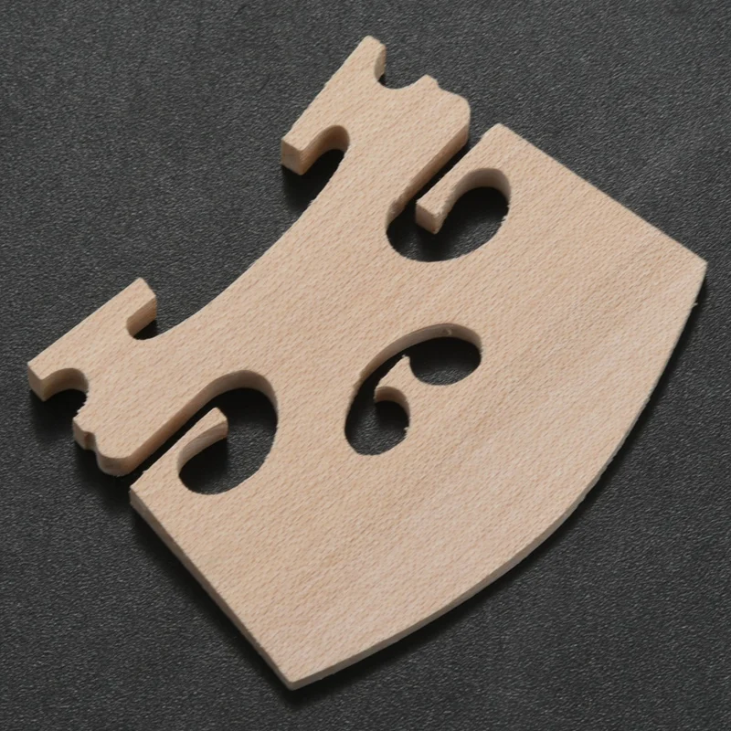 5 Pieces Maple 4/4 Full Size Violin Bridge Qin Code Violin Accessories