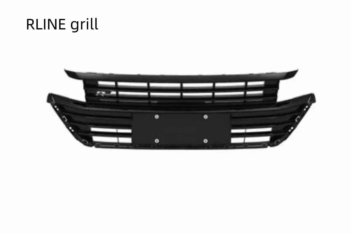 Body Kit Front Bumper Grill Side Skirt Assembly for Volkswagen vw CC ARTEON Modified to RLINE style front shovel Car Accessories