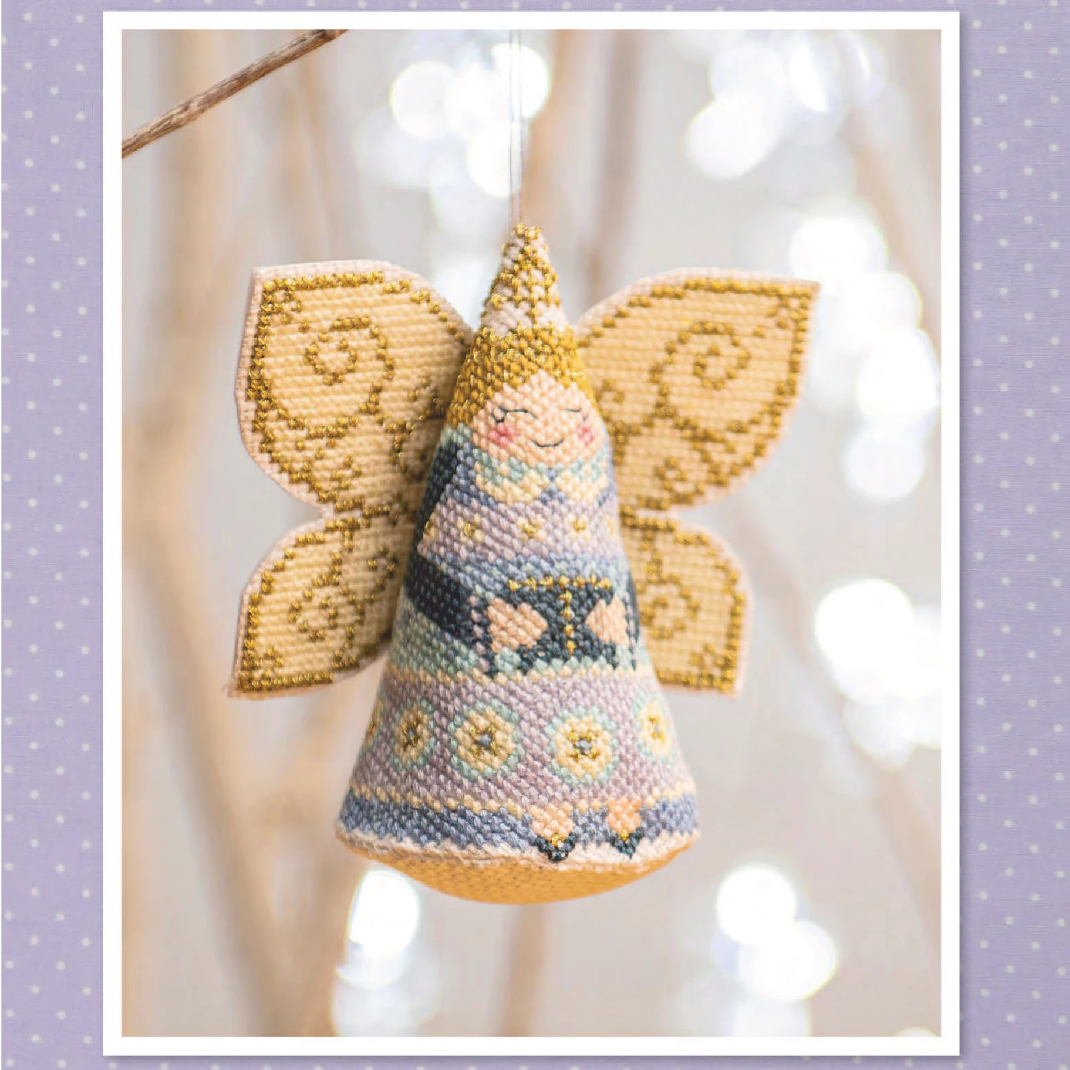 GUA013 Kit Weihnachten Chor Ornament Festival Ornament Weihnachtsbaum Dekorationen Kreuzstich Kits Kreuzstich Stickerei Set – Detail 1