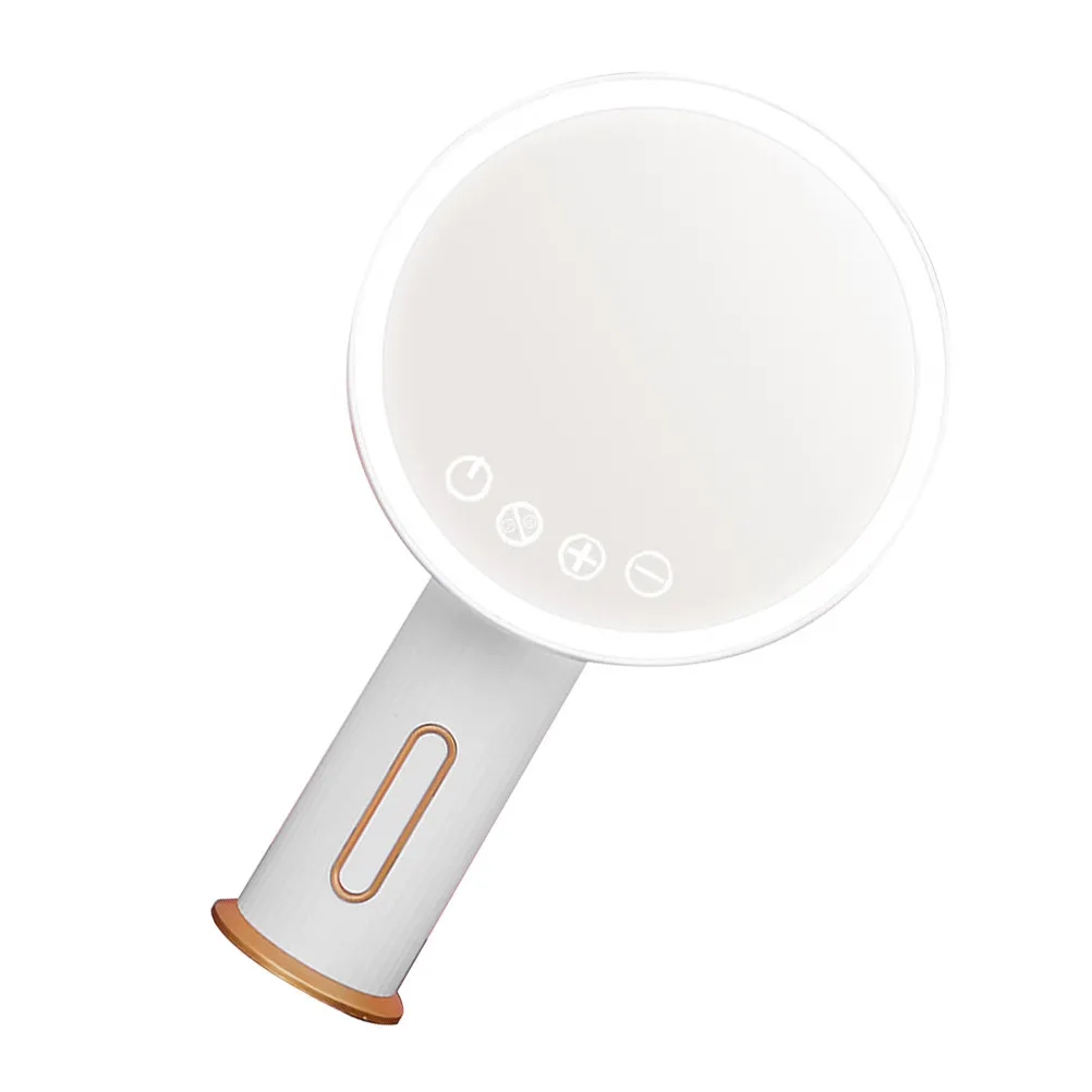 

1Pcs LED Makeup Mirror Premium ABS Mirror with True Color LED Fill Light Simple Chic Design for Women Birthday Valentine