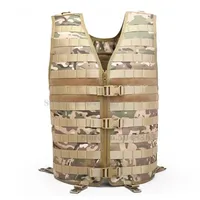 Tactical Molle Vest Military CS Wargame Hunting Load Carrier Vest Camouflage Jacket  Airsoft  Lightweight Adjustable Waistcoat
