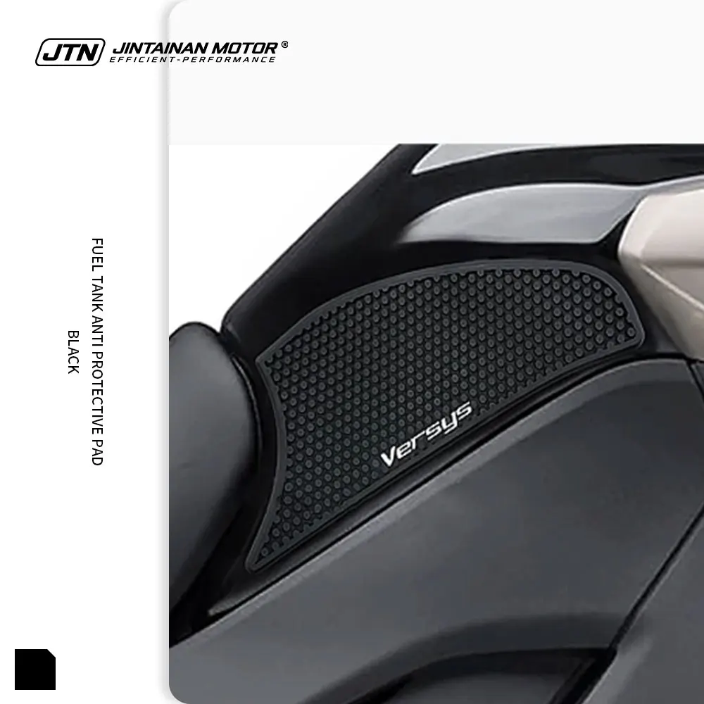 JTN Motorcycle Tank Pad Protector Motor Non-slip Waterproof For KAWASAKI VERSYS1000 VERSYS 1000 2016-2021 Tank Rubber Sticker