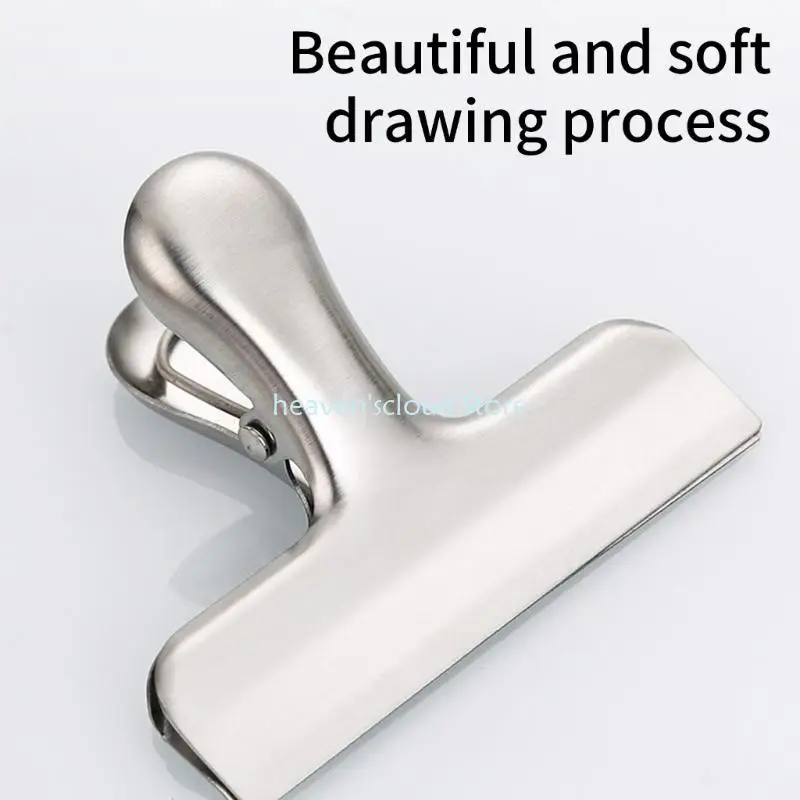 y88b 8pieces من الفولاذ المقاوم للصدأ مقطع مقطع مقطع مفصلي مقطع الورق مشابك كيس الطعام مقطع للداخ