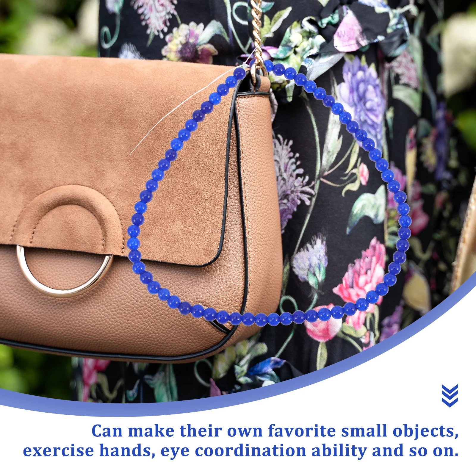 

2 Strings Of Spacer For Diy Bracelet Necklace Jewelry Making Beads Craft Supplies Handcraft String Beads Stone Beaded Diy Charms