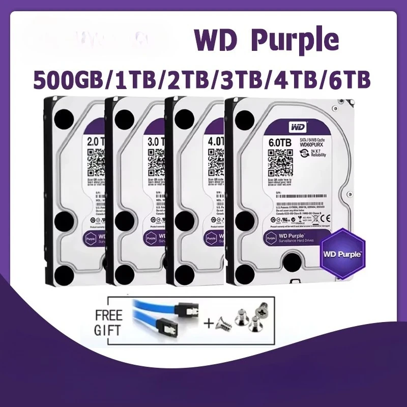 Wd Purple 4TB 3TB 2… - image