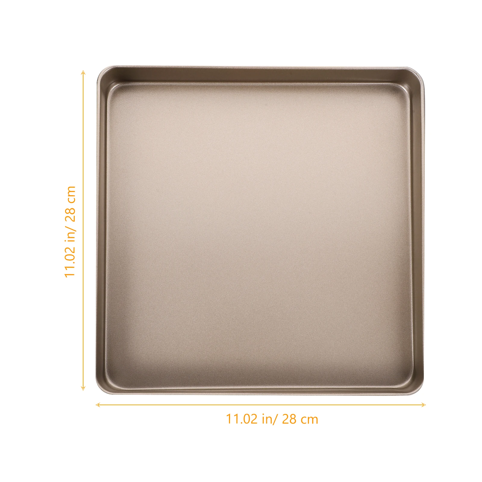 

Non-Stick Square Baking Pan Carbon Steel Bakeware For Oven Toast Cake Dessert Reusable Smooth Professional Cookie Sheet