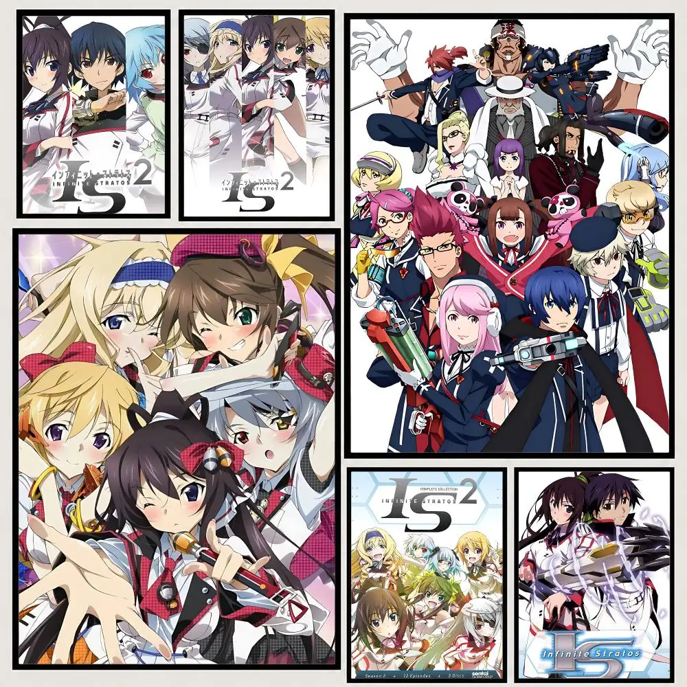 Anime Infinite Stratos Poster High-definition  stickers, suitable for bedroom, living room, home decoration