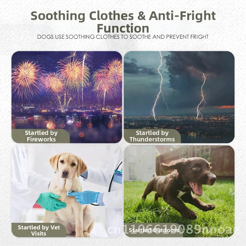 أمازون ملابس الحيوانات الأليفة المضادة للقلق الكلب الراحة البلوز البلوز ليلة عاكسة العسكرية الأخضر/الأزرق الداكن حجم عالمي XS-XXXL #2