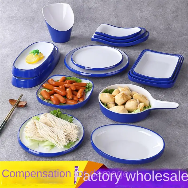 Bread Tray Snack Plate Melamine Nordic Style Largecommercial Creative Kitchen Accessories Dessert Sushi Pasta Plate Dining Plate