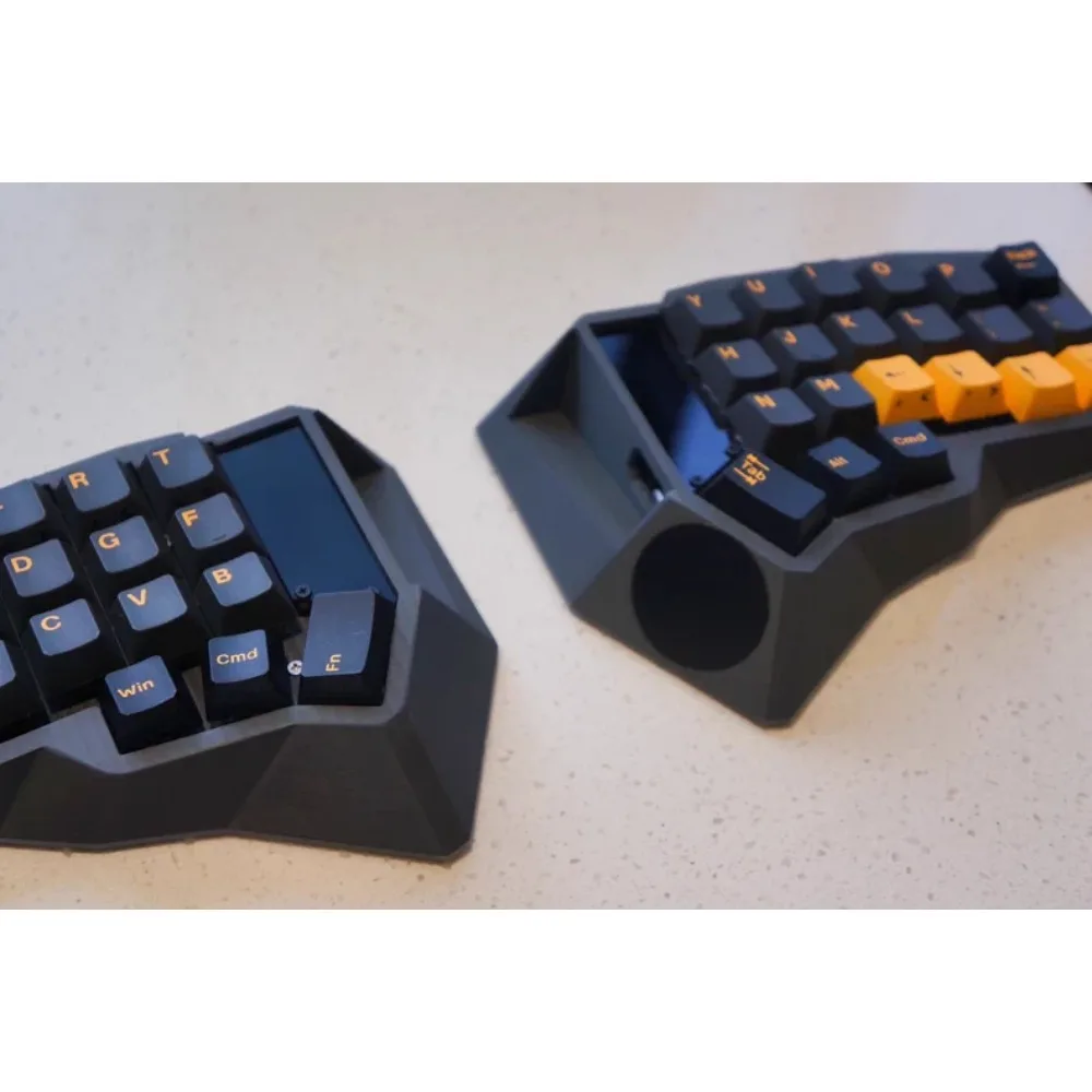 Corne Wireless Touch Split Keyboard Side Touchpad Zmk Firmware Bluetooth Dual-mode OLED Screen RGB Lighting Ergonomics Accessory