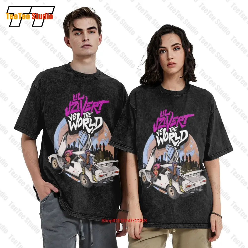 تي شيرت Lil Uzi Vert Vs The World Vintage كبير الحجم Yk1059 VPOS #2