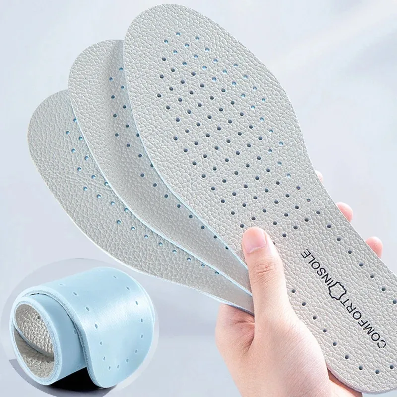 النعال الجلدية للأحذية الرجال النساء منصات الأحذية تنفس لينة امتصاص الصدمات وسادة أحذية رياضية وحيد إدراج نعل #1