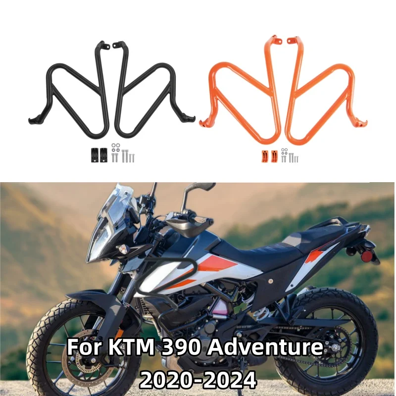 

Motorcycle For KTM 390 Adventure Engine Guard Bumper Crash Bars Fit For 390 ADV Crash Bars Engine Guard Frame Bumper 2020-2024