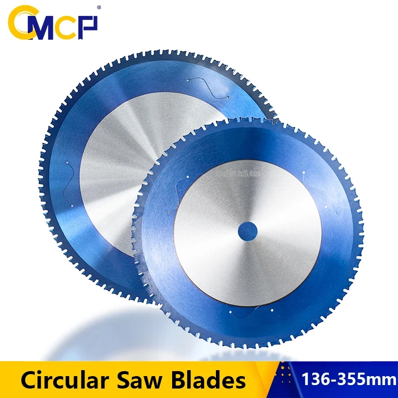 Circular Saw Blades 136-355mm Metal Cutting Disc Nano Blue Coated for Iron copper Cutting Disc Metal Cutting Tools