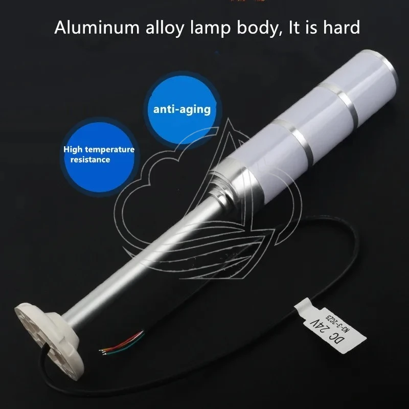 Industrial Multilayer Stack Light Anti-Corrosion Aluminum Signal Alarm 24V Indicator for Machines