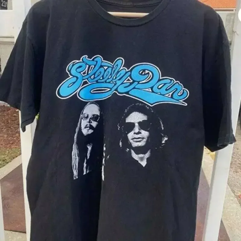 Steely Dan 90S Rare Design Basic Black T Shirt Classic Tee