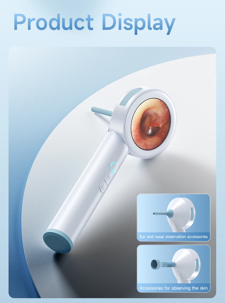 Ear Cleaner Camera with Screen 1080P Otoscope Ear Wax Removal Tool for Kids Adults & Pets 1.8’’ Screen LED Light Safe Ear Picker