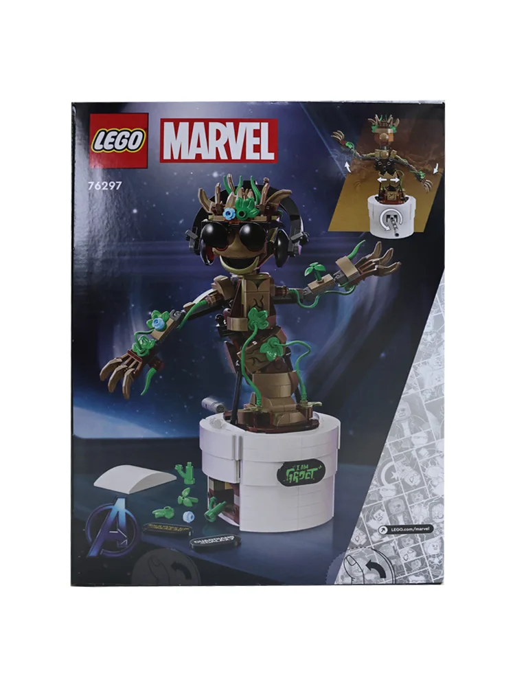 LEGO 76297 Marvel Series Dancing Groot Building Blocks Children\'s Toy Gift