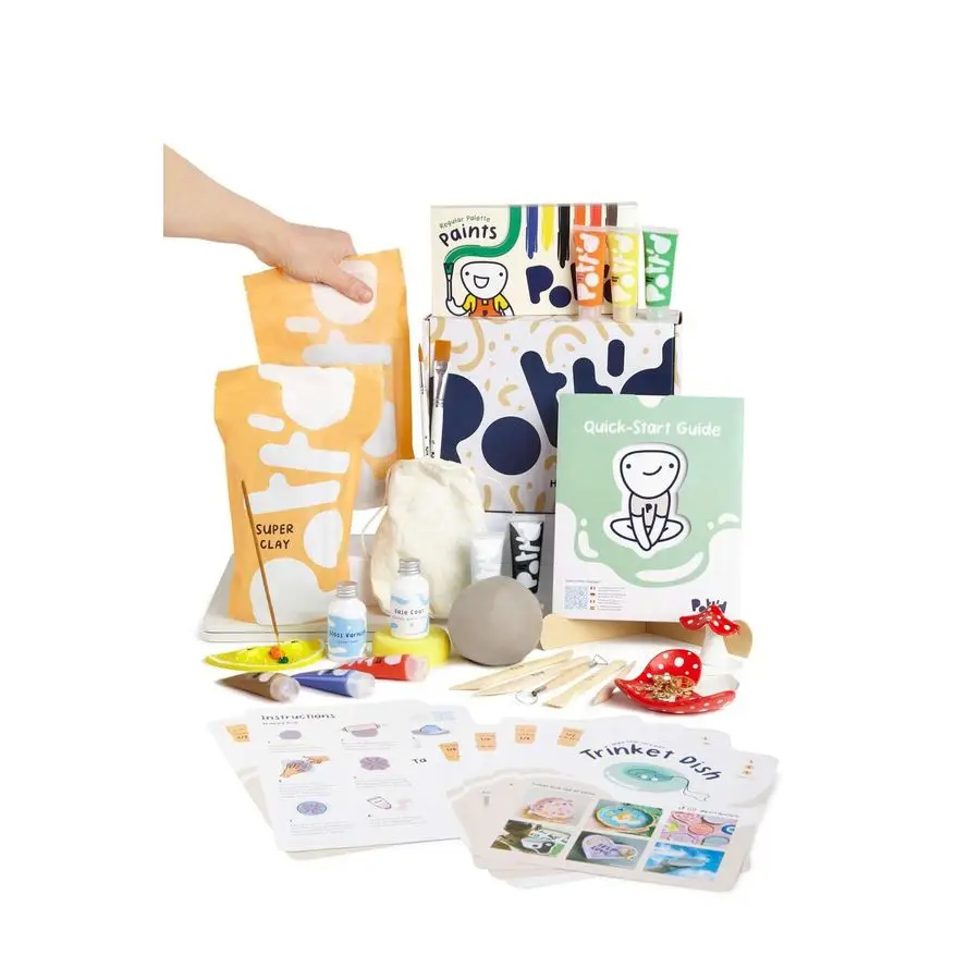 

Air Dry Clay for Adults. Beginners Home Pottery Kit for Adults. DIY Craft Kit for Adult. Includes AirDry Clay for Adult, Tools,