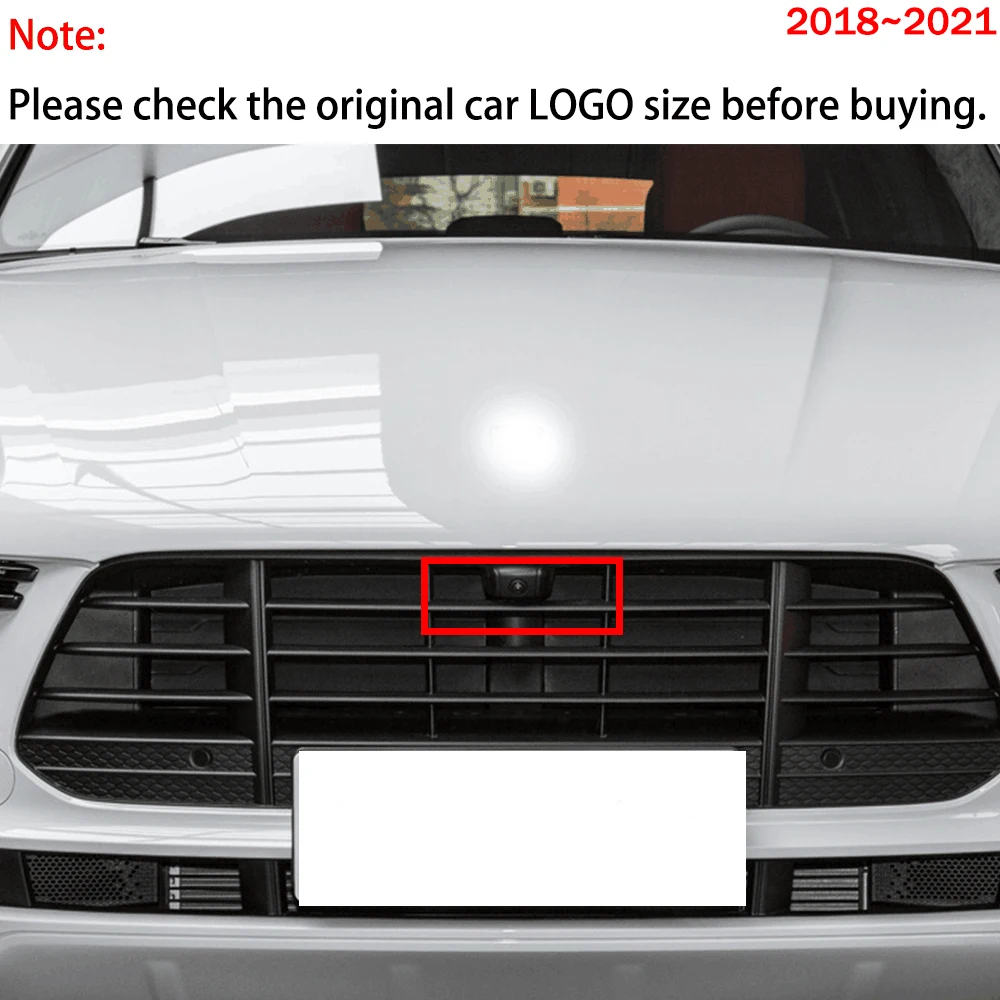 ZJCGO Car Front View LOGO Parking Camera AHD 1080P Night Vision for Porsche Macan 95B 2014 2015 2016 2017 2018 2019 2020 2021