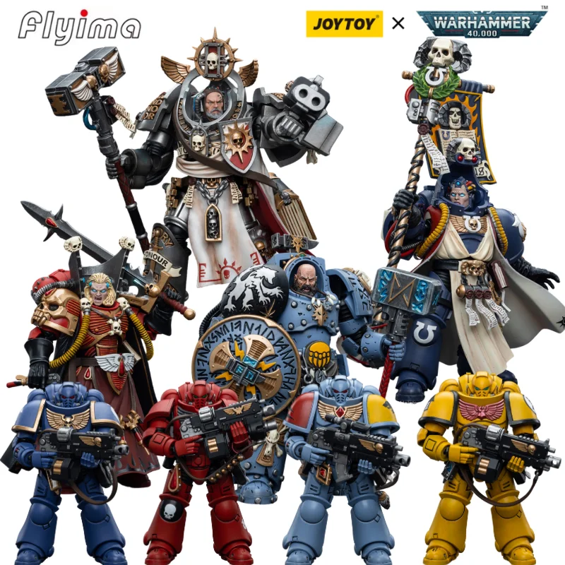 [IN STOCK] JOYTOY Warhammer40K 1/18 Action Figure Space Wolves Blood Angels Imperial Fists Ultramarines Roboute Guilliman Model