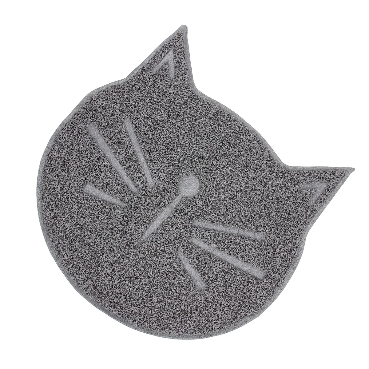 

1Pcs Cat Litter Mat Long Lasting Non-Slip Cat Face Cushion Washable Pet Sitting Carpet Household Supplies Pet Supply