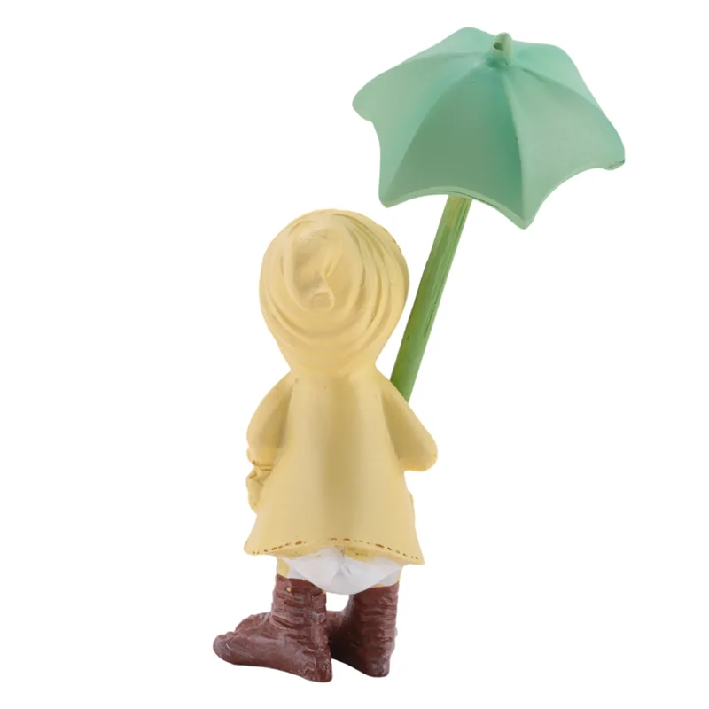 ABFS 2Pcs Garden Ducks Statues, Garden Resin Ornament With Umbrella Garden Resin Ornament Garden Duck Outdoor Decoration