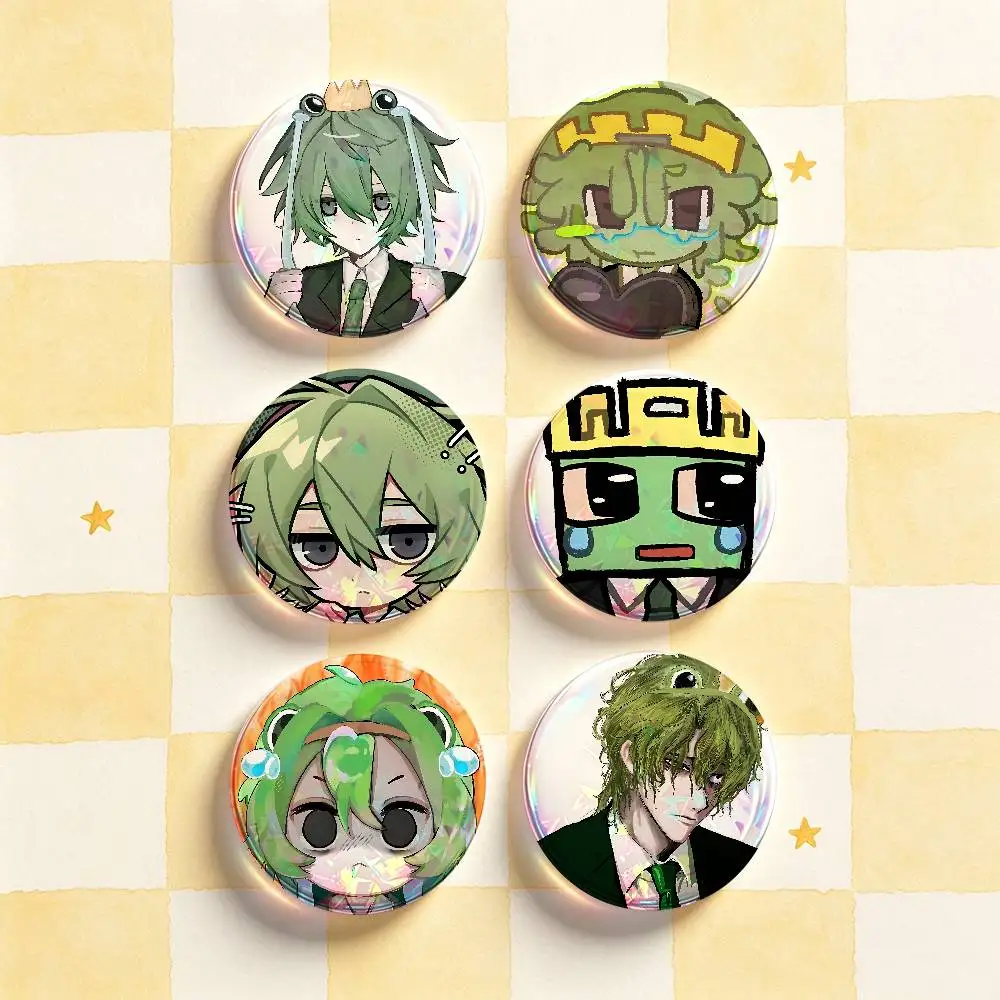 F-FroggyDude HD Print Badges Pretty Round Display Brooches IP merchandise 32mm 58mm 75mm 44mm 25mm