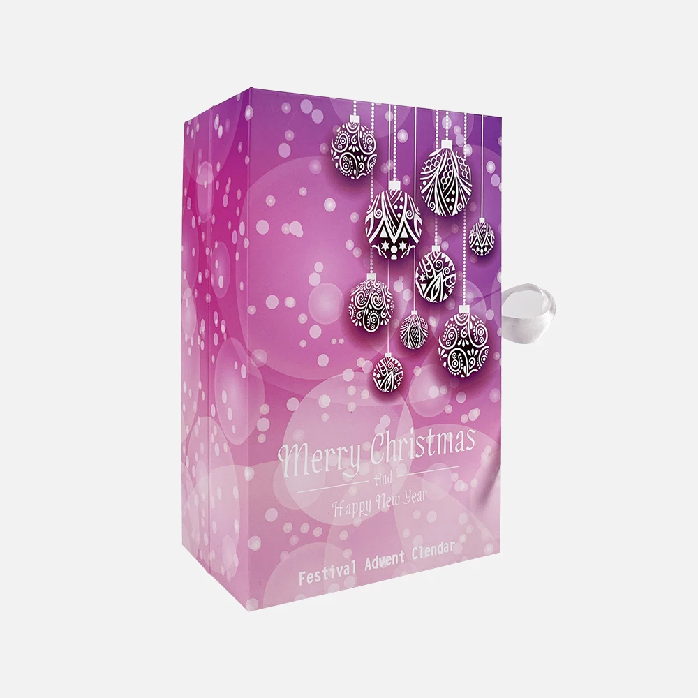 Customization.Customization.Custom 24 Days Wooden Gift Box with Gold Foil Empty Advent Calendar for Luxury Jewelry Items-Matt La