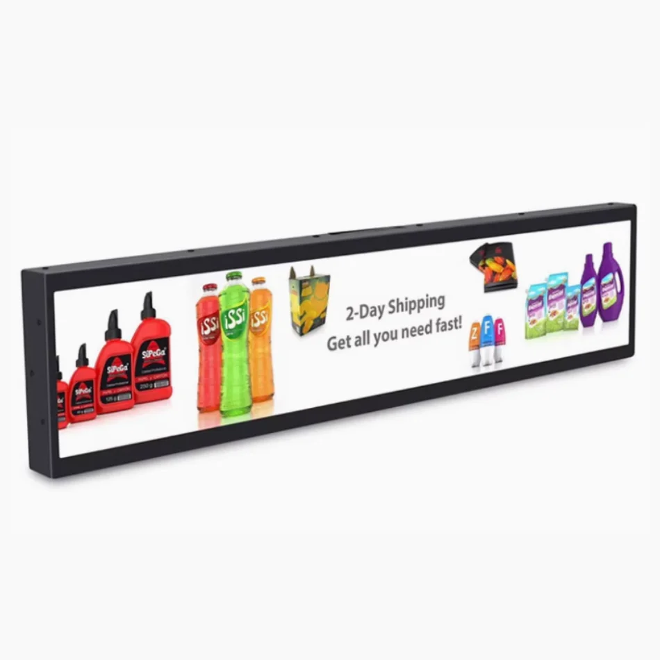 

29/37/49/86 Inch long LCD Screen Advertising Machine Android/X86/Display Any Size Customization
