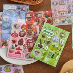 45 pcs INS styles daily DIY sticker cartoon collage decorative paper Scrapbooking Material handmade  Junk Journal Supplies