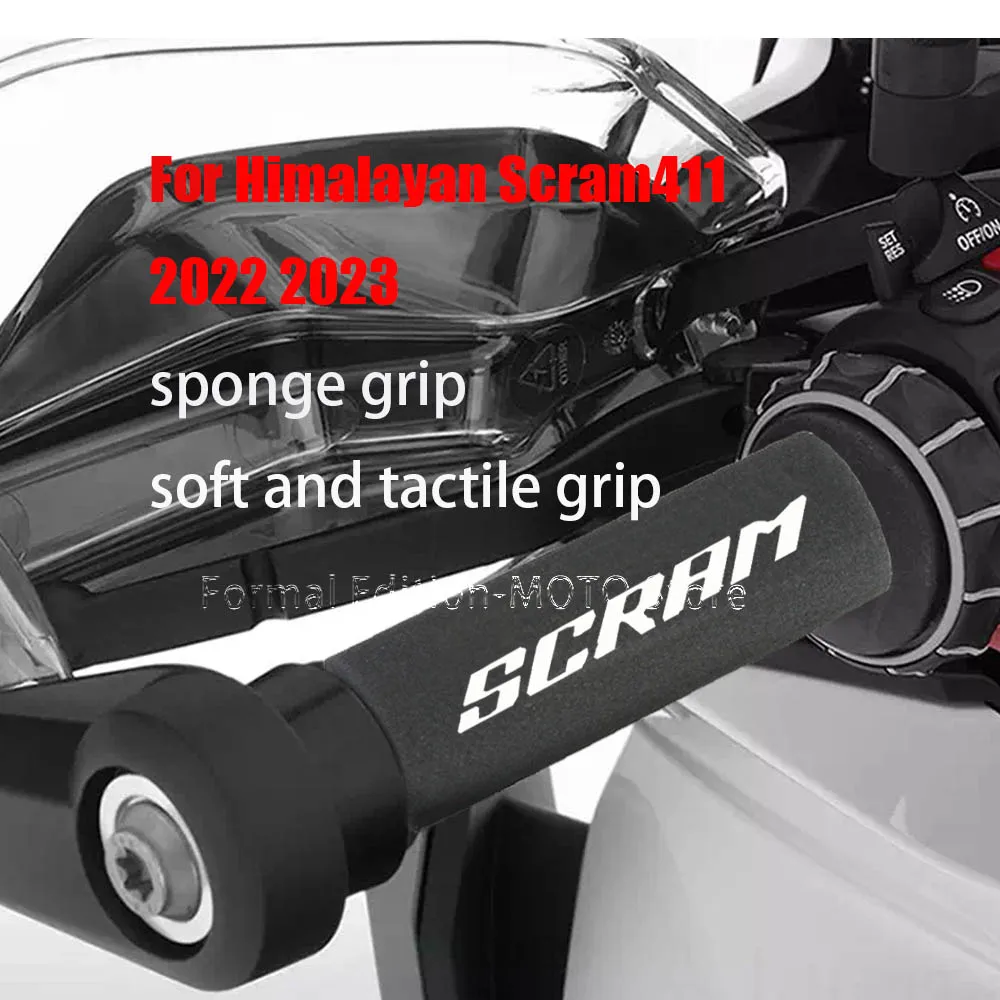 

Handlebar Grip Sponge Cover for Himalayan Scram411 himalayan scram 411 2022 2023 Non-slip Motorcycle Grip Cover