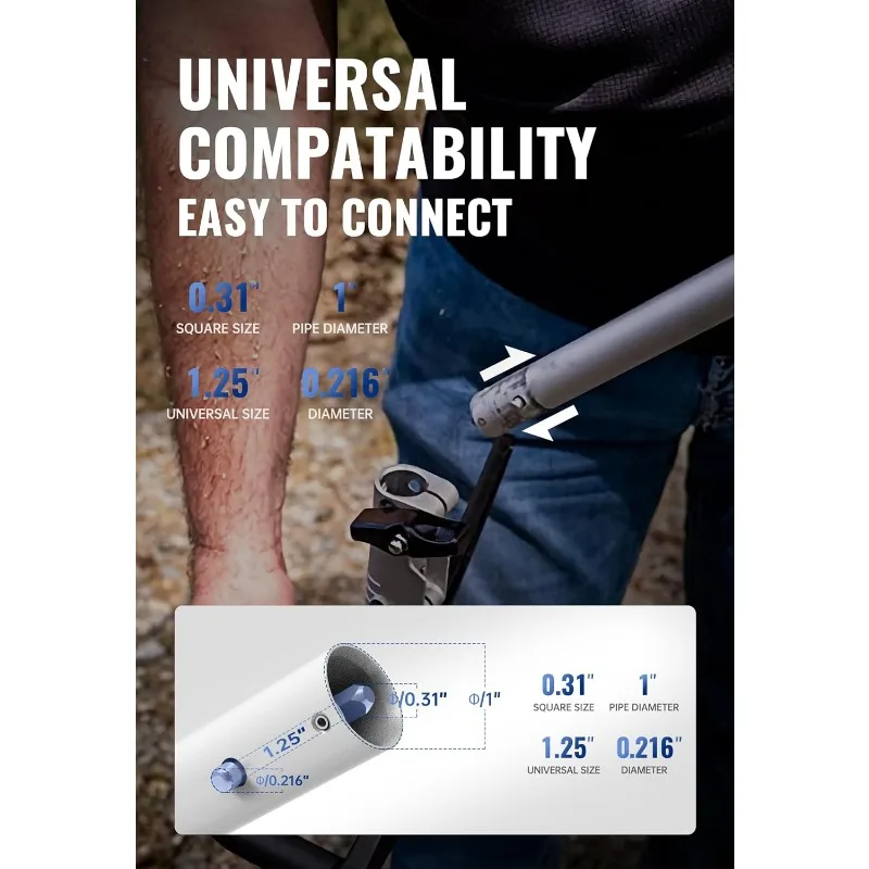 Wild Badger Power Edger Attachment WBEDGERATT, Black