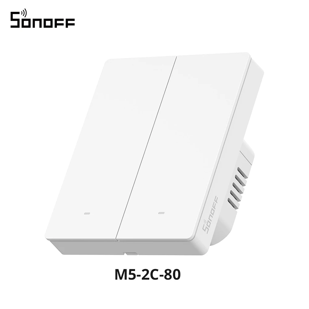 SONOFF M5 EU Matter Smart Wandschakelaar ESP32 Tweeweg eWeLink Smart Scene Spraakbesturing Werkt met Alexa Google Apple Home Alice