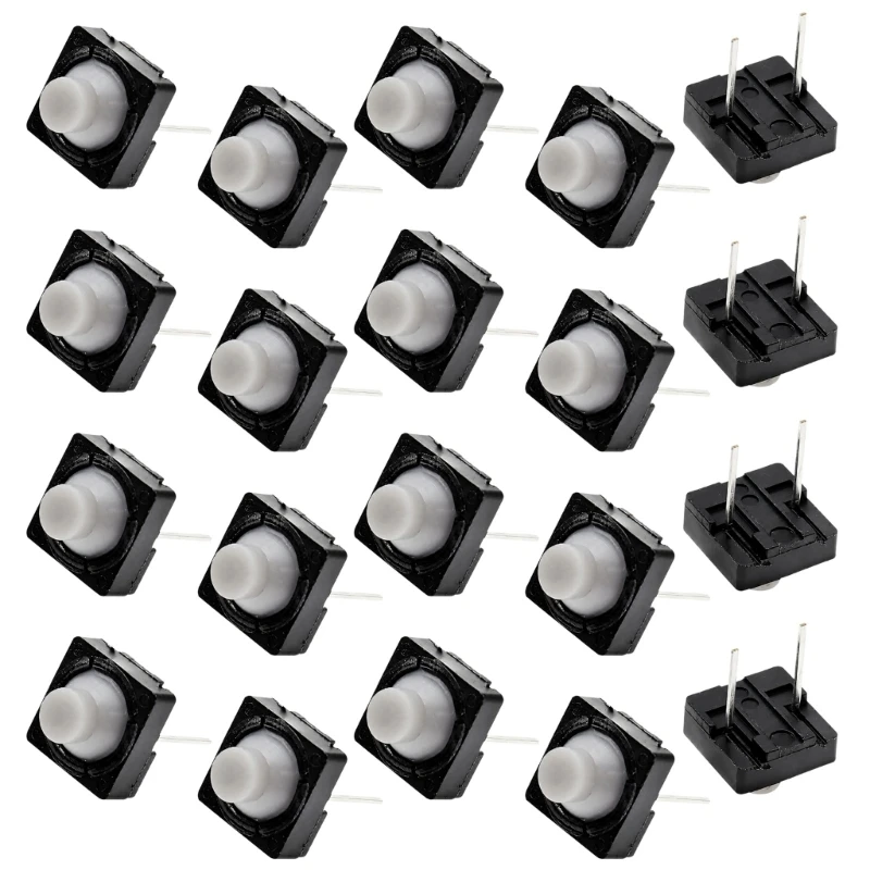 Circuit Board Push Button Set for Quiet Press and Release Input, 20 Pack best sale