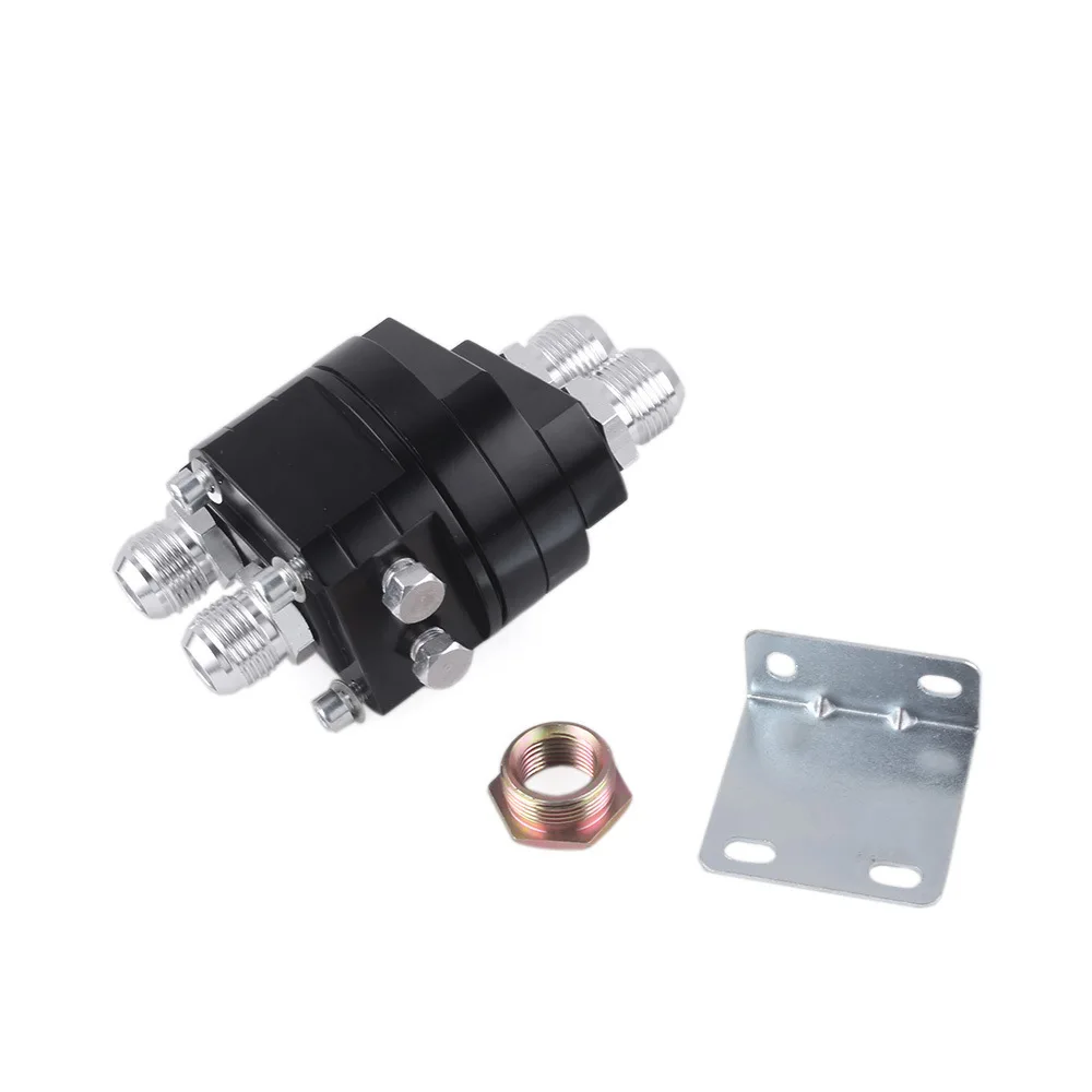 AN10 2 in 1 Oil Pan Adapter for Oil Temperature and Pressure Gauge Cooler with and M20x1.5 Thread Options AN10