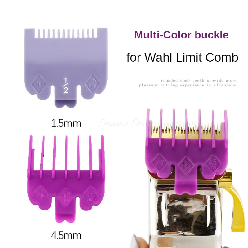 2/3/4 stücke Für Wahl Universal Haar Clipper Grenze Kamm Schwarz Transparent Rot Guide Trimmer Wachen Befestigung 1,5mm 3mm 4,5mm 6mm