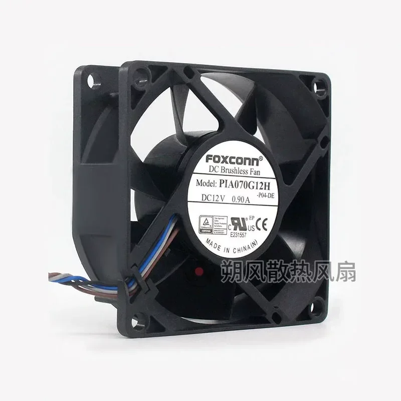 for FOXCONN PIA070G12H 7025 7CM 12V 0.9A 4-wire Cooling Fan New