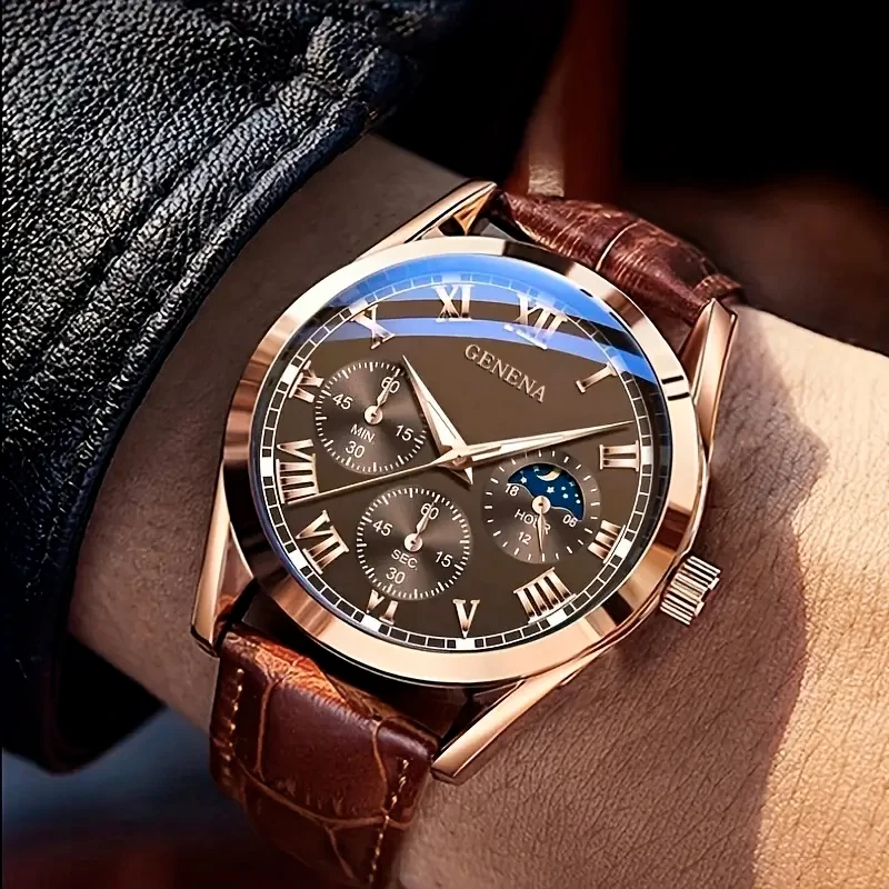 Men's fully automatic non mechanical quartz bowl watch, night light fashion watch, youth casual men's style