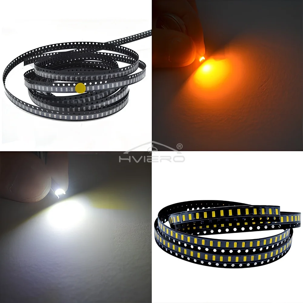 100 pz SMD SMT Chip LED 3014 Bianco Rosso Verde Blu Giallo Perline di Luce 10-12LM Lampada 6000-6500K 1.8 ~ 3.4 V 20MA Diodo Emettitore Led