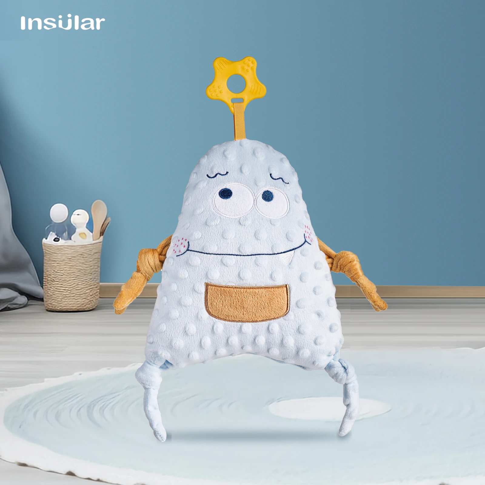 Bebê consolador cobertor macio de pelúcia recém-nascido dormir bonecas crianças brinquedo sono chupeta apaziguar toalha babadores animais de pelúcia toalha boneca