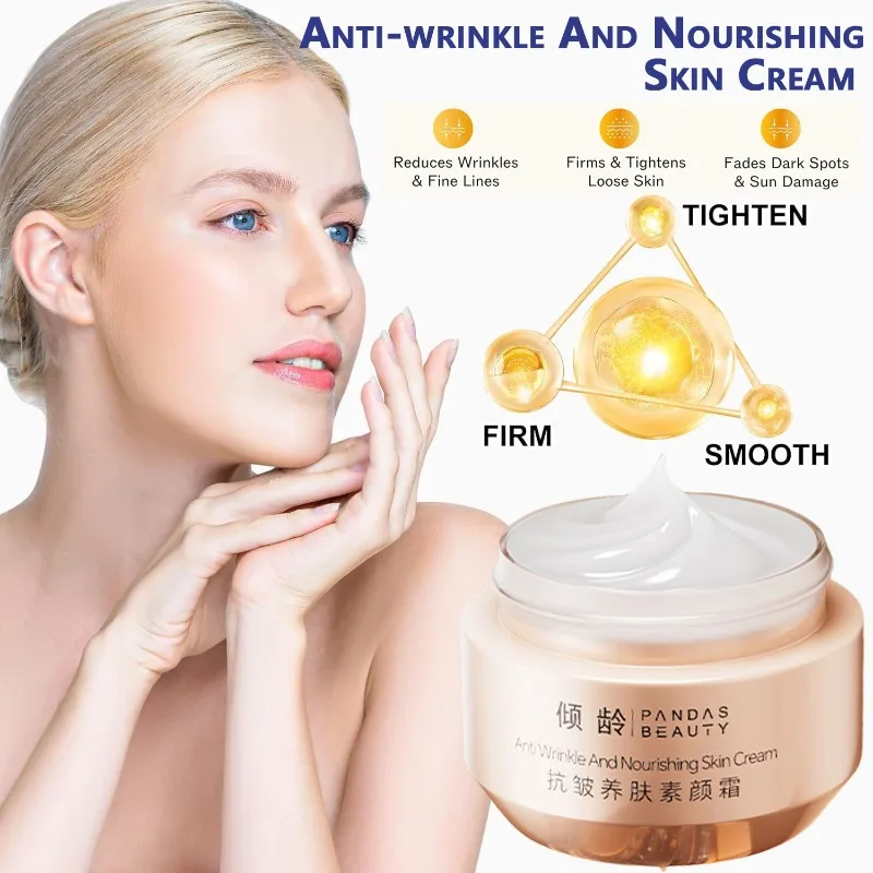 Crème nourrissante Anti-rides pour la peau, Base de maquillage hydratante, finition naturelle, primaire éclaircissant, peau terne, lisse et hydratante