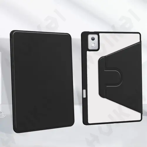 Imagen 2 del producto Funda giratoria para Lenovo Xiaoxin Pad Pro 12,7 2025 M11 10,1 con portalápices cubierta protectora de 360 grados encendido automático durante el sueño