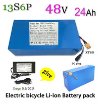 13S6P 48 V 24 Ah 18650 lithium battery 1000 W high-performance 54.6 V integrated 50 A BMS for outdoor power tool backup battery