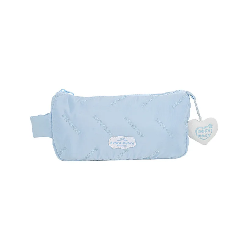 حافظة أقلام سحابة من سلسلة المنتجات الجديدة ذات سعة كبيرة وخفيفة الوزن مملوءة بالقطن حقيبة أدوات مكتبية مقلمة للفتيات