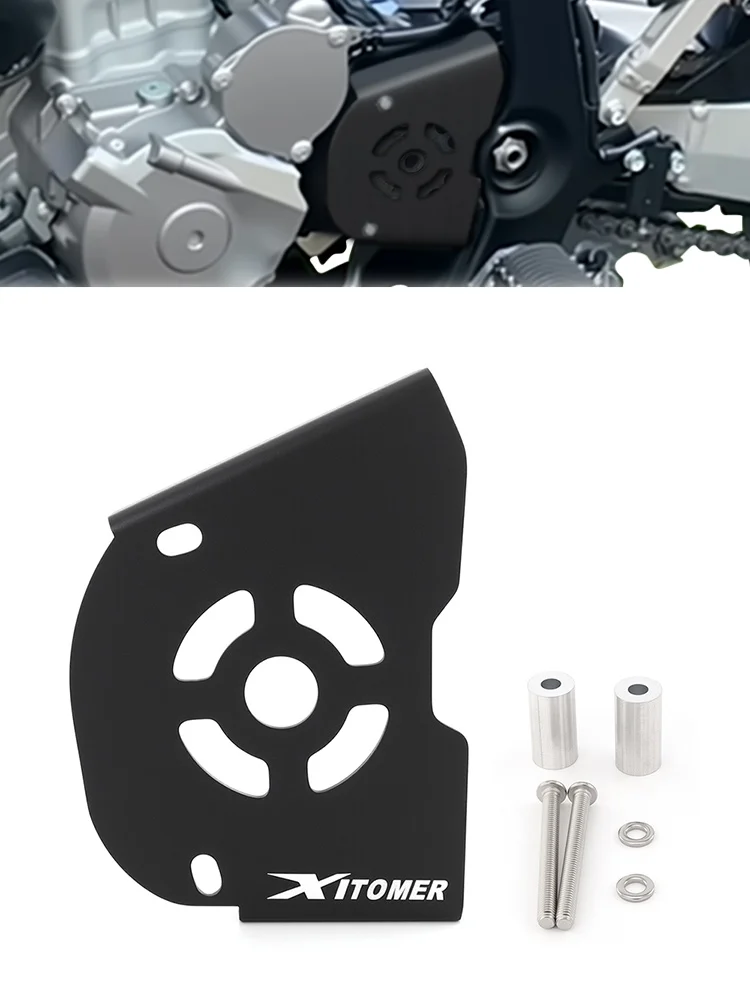 

Motorcycle Aluminum Front Sprocket Cover Case Saver Protector Chain Guard Protector Decoration DRZ 4S 2025-2026 For Suzuki