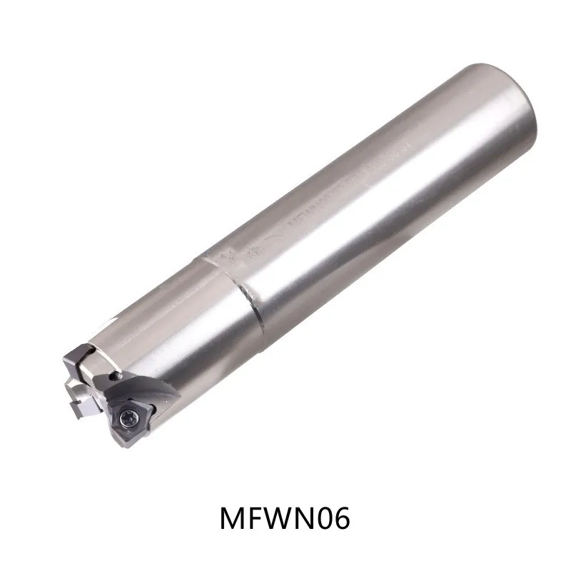 MFWN06 Milling Fast Feed Cutter Lengthened  Handle Alloy Cnc Hardened Aseismic Rod Machine Inserts Tool milling cut